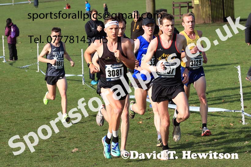Senior Men, 2024 CAU Inter Counties Cross Country Champs., Wollaton Park, Nottingham. Photo: David T. Hewitson/Sports for All Pics